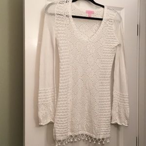 Lilly Pulitzer crochet sweater